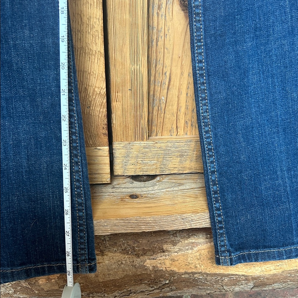 Calvin Klein Dark Blue Women's Bootcut Lean Jeans - Picture 4 of 11